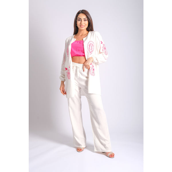 Londonella co-ord set - White - 100186