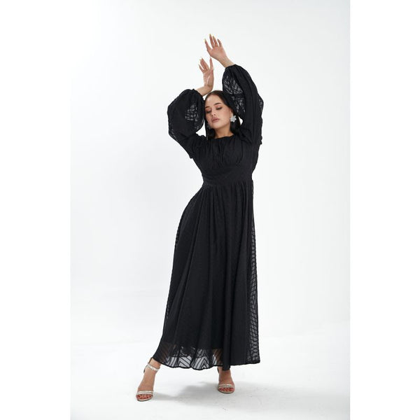 Londonella Women's Long Summer Dress With Long Sleeves - Lon100306