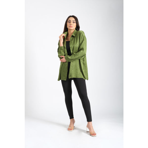 Londonella Shirt Oversized fit - Green - 100130